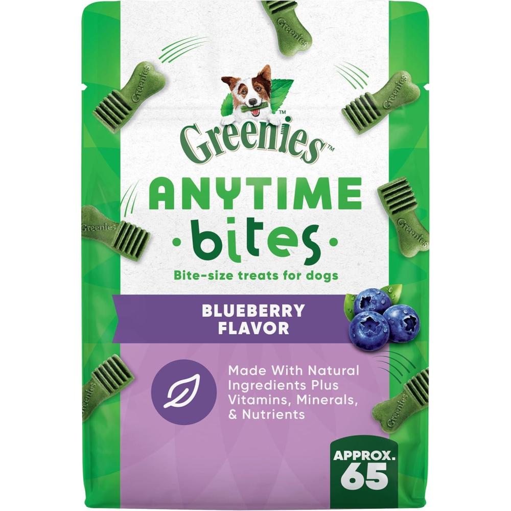 imageGreenies Anytime Bites Dog Treats Original Flavor 24 oz BagBlueberry