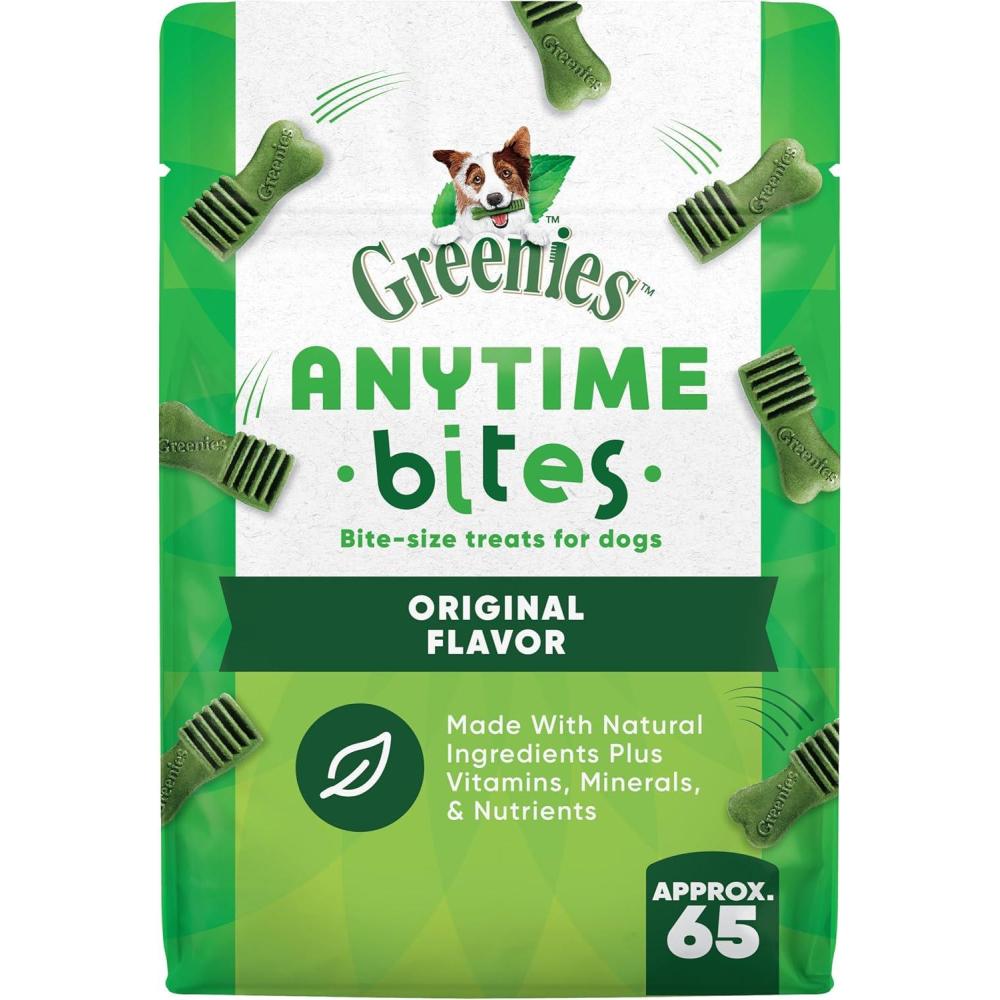 imageGreenies Anytime Bites Dog Treats Original Flavor 24 oz BagOriginal