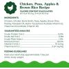 Greenies Smart Topper High Protein Wet Mix-in for Dogs, Beef, Peas & Carrots Recipe in Vitabroth Broth – Bone Broth + Vitamins E & B1, 10 Count(Chicken  Peas  & Apple)