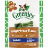 Greenies Gingerbread Flavor Large Size, Veterinarian-Recommended for Dental Care, Dog Treat Chews, Great Holiday Dog Stocking Stuffers, Limited Edition, 6 oz. Pouch (4 Treats)