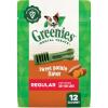 Greenies Gingerbread Flavor Regular Size Veterinarian-Recommended for Dental Care, Dog Treat Chews, Great Holiday Dog Stocking Stuffers, Limited Edition, 6 oz. Pouch (6 Treats)(Sweet Potato)