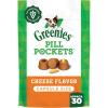 Greenies Pill Pockets for Dogs Large Size, Soft Dog Treats, Hickory Smoke Flavor, 15.8 oz. Pouch (60 Treats)(Cheese)