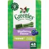 Greenies Veterinarian-Recommended Natural Dental Dog Treats Teenie Size, Fresh Flavor, 12 oz. Pack, 43 Count(Blueberry)