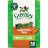 Greenies Veterinarian-Recommended Natural Dental Dog Treats Teenie Size, Fresh Flavor, 12 oz. Pack, 43 Count(Sweet Potato)