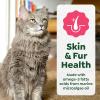 Greenies Feline Smart Purees Skin & Fur Health Lickable Cat Treats with Real Salmon, 0.49 oz. Tubes, 4 Count (Pack of 11)