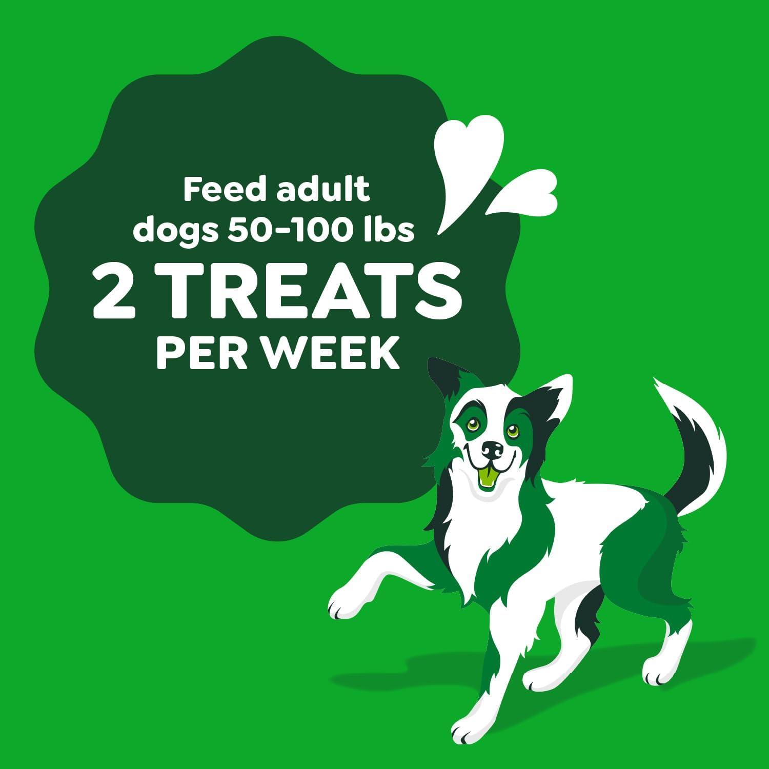 imageGreenies Occupy Twists Natural Dog Treats Large Breed Size Chicken Flavor 171 oz Pack 8 Count8 Count Pack of 1