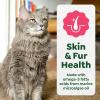 Greenies Feline Smart Purees Skin & Fur Health Lickable Cat Treats with Real Salmon, 0.49 oz. Tubes, 20 Count