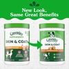 Greenies Supplements Dog Skin and Coat Supplement with Fish Oil for Dogs & Omega 3 Fatty Acids, Chicken Flavor Soft Chews, 14.7 oz. Tub, 80 Count (Pack of 2)